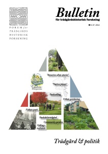 Bulletin för trädgårdshistorisk forskning - nr 27 (2014)